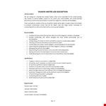 Fashion Writer Job Description example document template