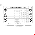 Track Your Child's Weekly Tasks and Earn Rewards with our Reward Chart example document template