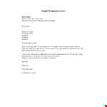 Corporate Resignation Letter Example example document template 