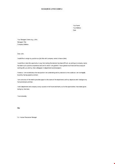 Office Manager Formal Resignation Letter Word Free Download Jzmwqkpfdgn
