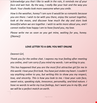 Love Letter Examples