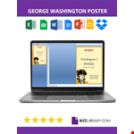 George Washington Poster example document template 