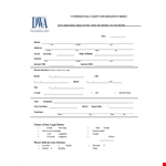 Confidential Client Information | Please | Estate Litigation example document template