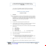 Construction Contract Checklist Template example document template