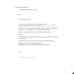 Sample Proof of Employment Letter - Confirm Your Employment and Position example document template