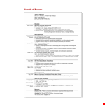 Management Consulting Internship Resume | Finance | McKinsey | Korea | Seoul example document template