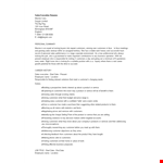 Sales Executive Resume Word example document template