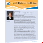 Real Estate Email Newsletter example document template