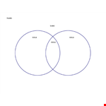 Topic Venn Diagram Template example document template