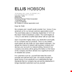 Invitation Letter for Company Event in London - Manager's Guide example document template