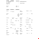 Crossroads Theater Resume Template: Showcase Your Talent for Theater & Repertory example document template