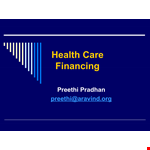 Healthcare Finance example document template