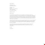 Volunteer Organization Resignation Letter example document template