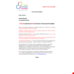 Create Press Release Easily with Our Foundation Template example document template