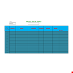 Checklist Template. What Needs to be Done Today! example document template