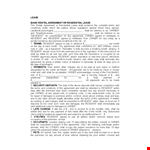Rental Application Template: Simplify Agreements for Owners, Residents & Premises example document template