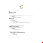 Classroom Dayagenda Example example document template