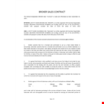 Buyer Broker Agreement example document template