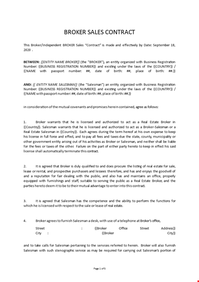 Buyer Broker Agreement