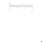 Sweet Love Letters For Her example document template 