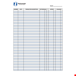 Manage Your Finances with our Checkbook Register Template - Easy to Use example document template