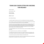 team-lead-cover-letter