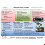 Engineering Capability Statement Template example document template