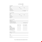 Cast Deal Memo Template example document template 