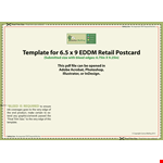 Customizable Postcard Templates for Every Occasion | Download Now example document template
