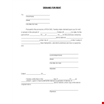 Professional Demand Letter Template - Get Your Payment example document template
