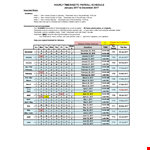 Track Employee Worked Hours with our Hourly Calendar and Timesheets | Payroll Management example document template