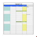 Easy-to-Use Timesheet Template for Accurate Tracking of Hours example document template