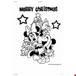 Disney Christmas Coloring Page example document template