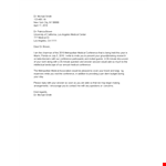 Professional Business Letter example document template