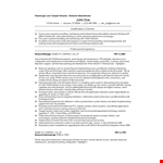 IT Networking Resume Format - Server, System, Network | Microsoft, Remote example document template