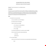 Eating Healthily: Exploring Your Options - Informative Speech Outline example document template