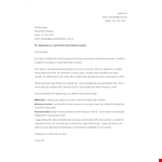 Student First Job Cover Letter example document template