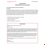 Graphic Designer Internship Job Application Letter example document template