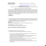 Experienced Production Engineering Resume - Product Design Engineer in India example document template