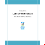 Find the Best Service Provider with Our Letter of Interest - MGPSY example document template