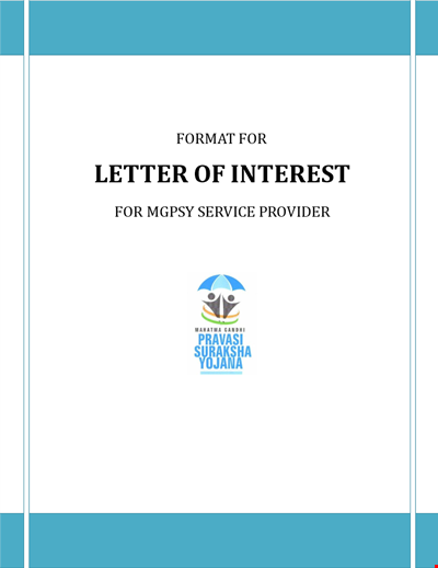 Find the Best Service Provider with Our Letter of Interest - MGPSY