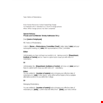 Two Week Redundancy Notice Letter Example example document template