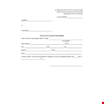 Change of Address Letter for Court, County, and Circuit - Simplify the Process for Address Change example document template