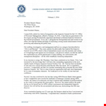 Resignation Letter from Inspector General's Office - IG McFarland example document template