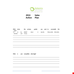 Create a Powerful Personal Sales Action Plan for Increased Revenue & Success example document template