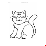 Printable Cat Coloring Page For Kids - Fun and Engaging Coloring Activity example document template
