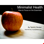 Minimalist Blog Template for a Health-Focused Audience | Rowdykittens example document template