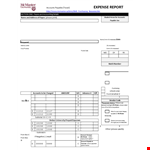 Download Expense Report Template - Easy-to-Use & Customizable | 60+ Formats example document template