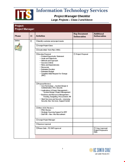 Download IT Project Manager Checklist Template - Simplify Project Management & Budget
