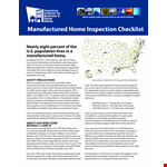 Manufactured Home Inspection Checklist Template: Ensure a Thorough Inspection Process example document template 